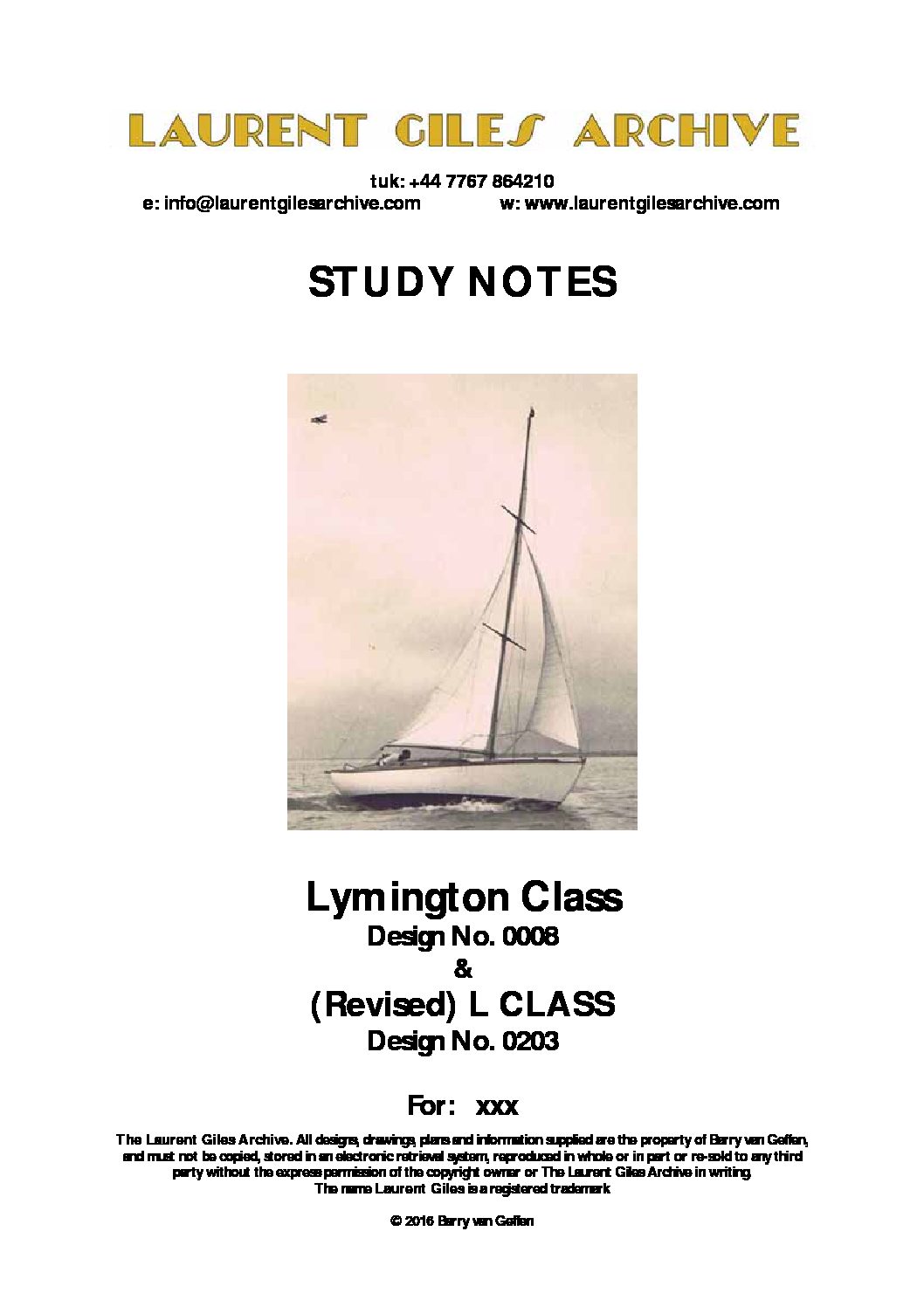 0008 Lymington Class front page