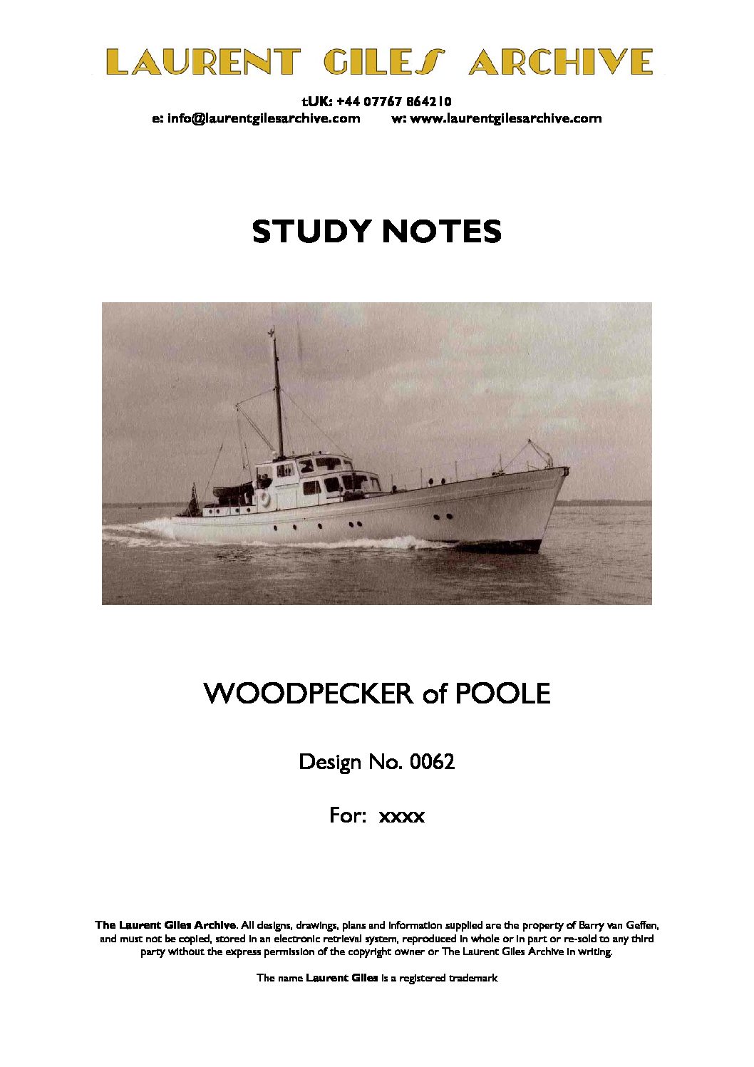 0062 – Woodpecker of Poole 2016 study notes front page