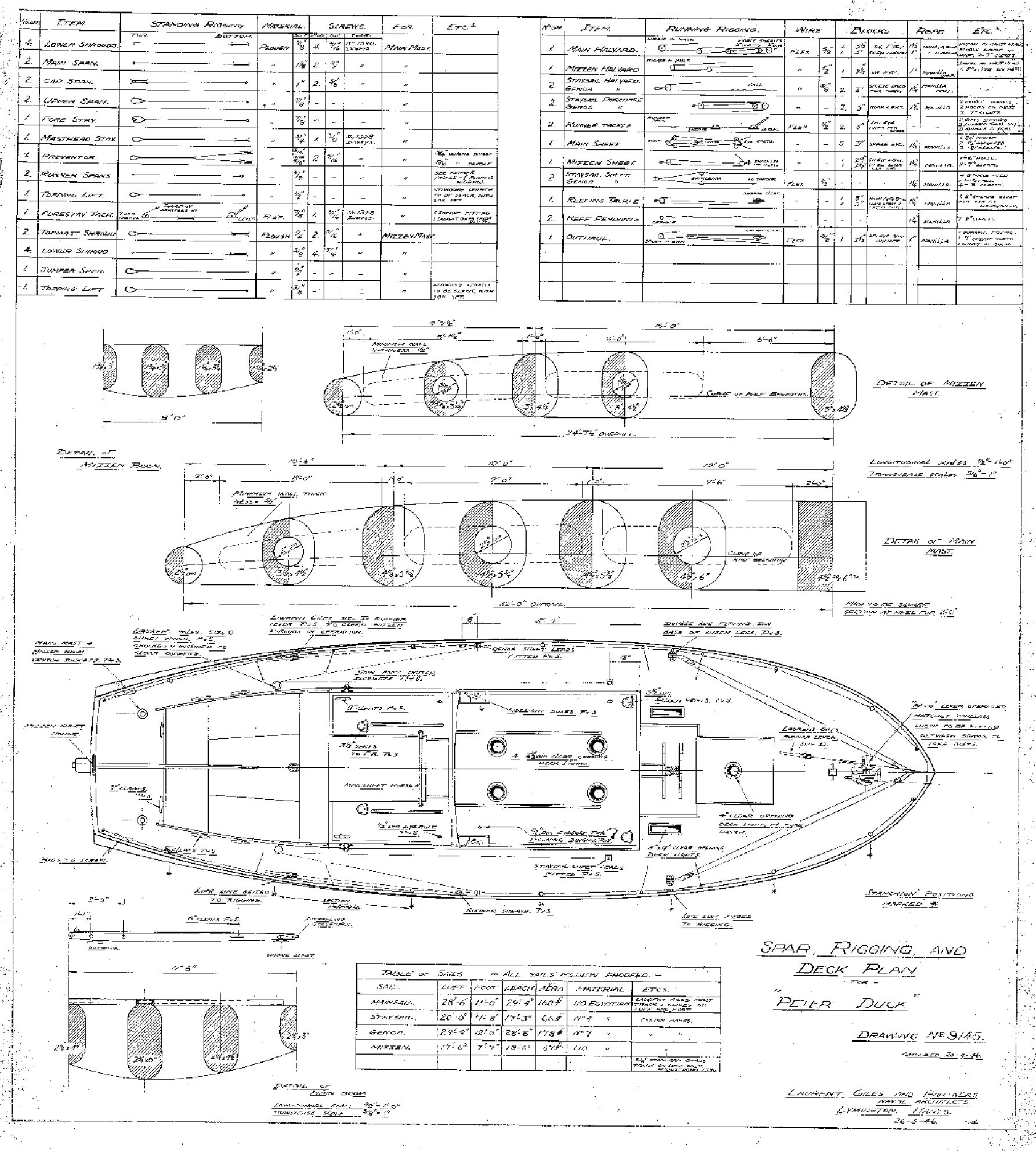 9145 Spars Rigging and Deck Plan low res