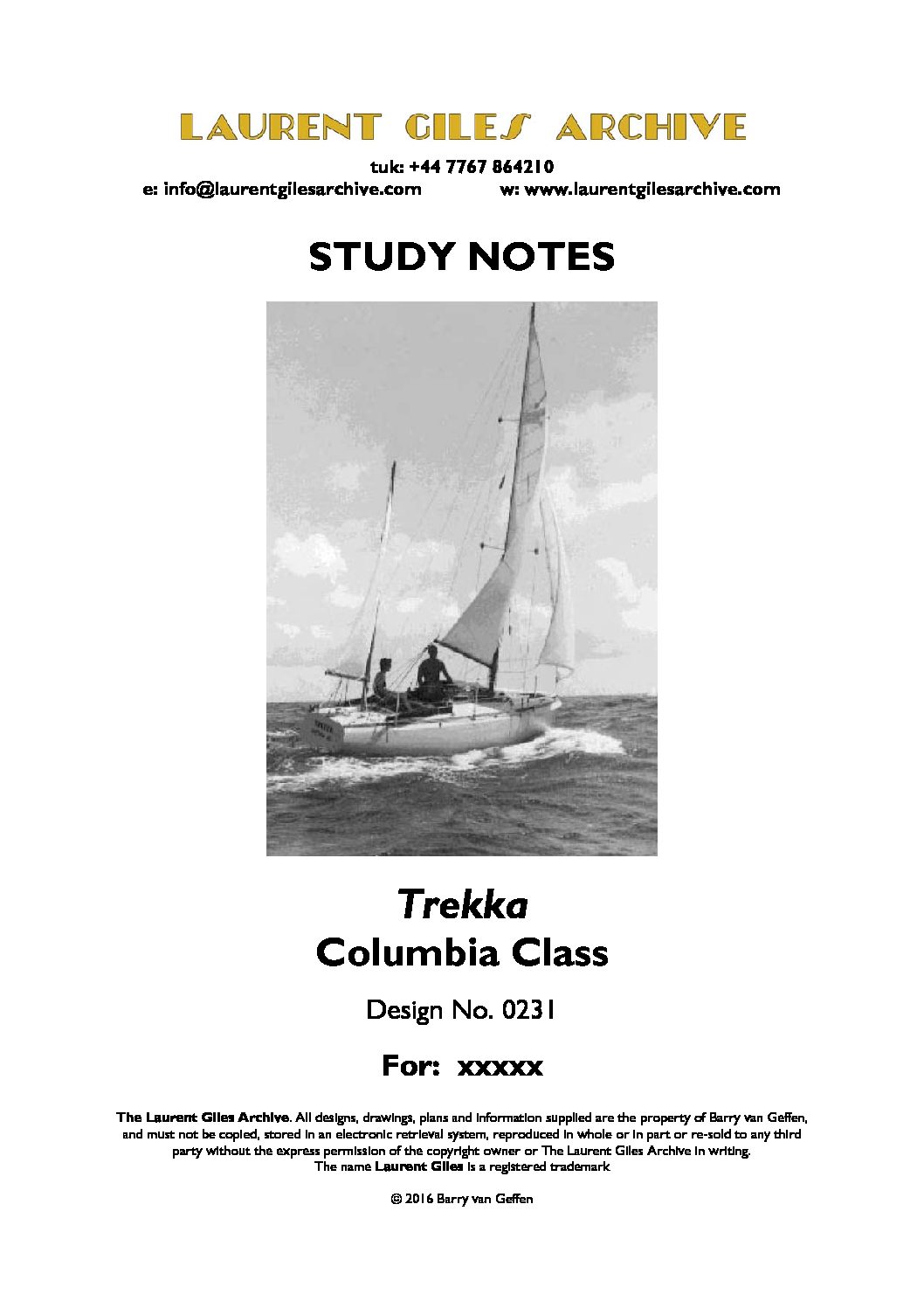 0231 Trekka & Columbia Class 2017 front page