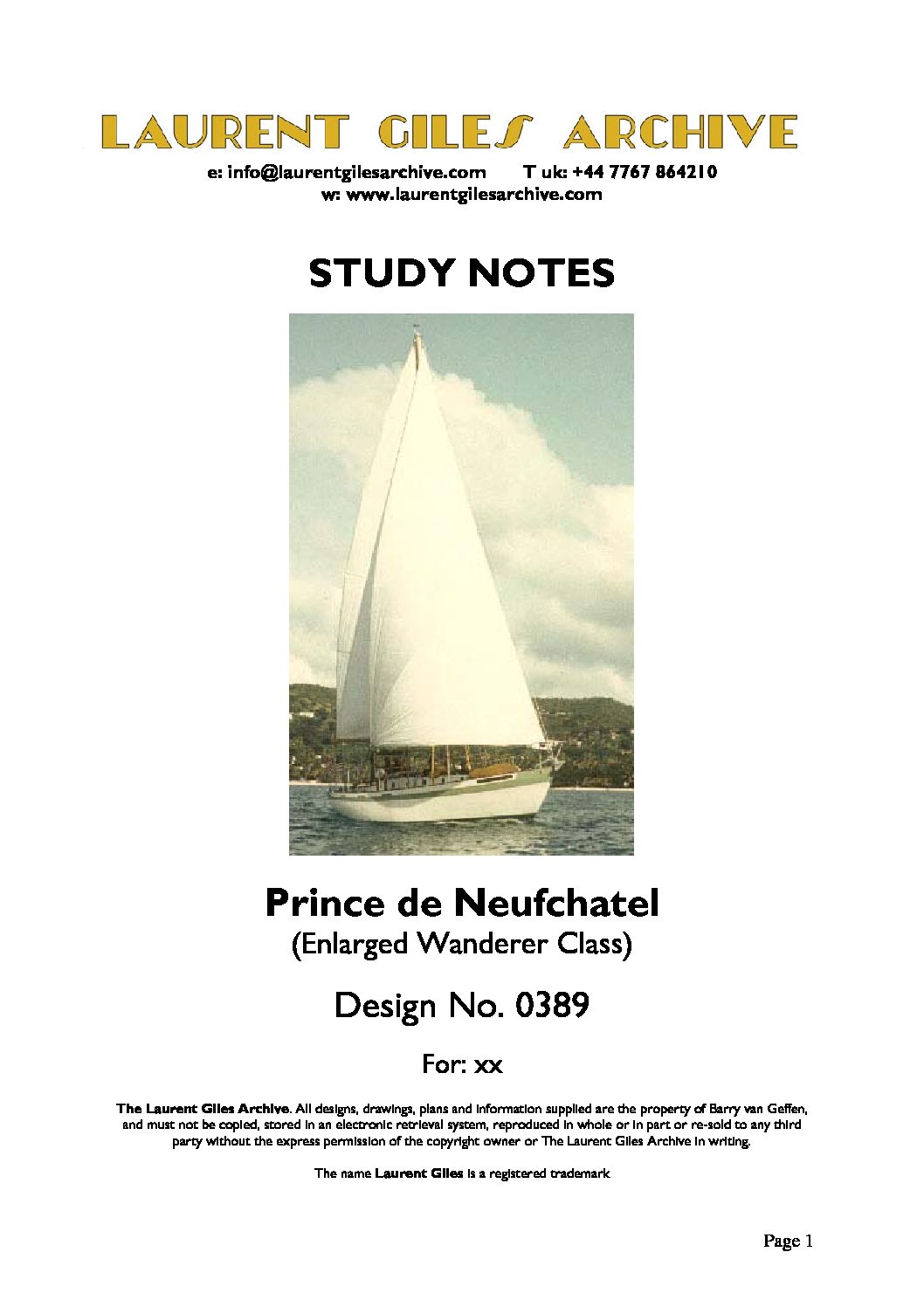 0389 Wulfing – Prince De Neufchatel front page