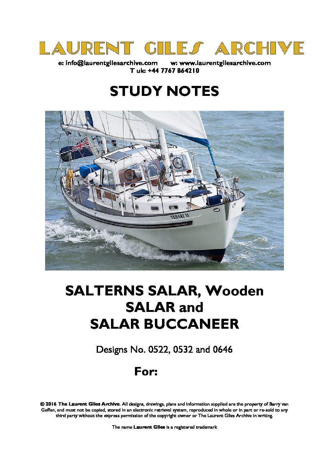 0522 Salterns Salar & Salar Class front page